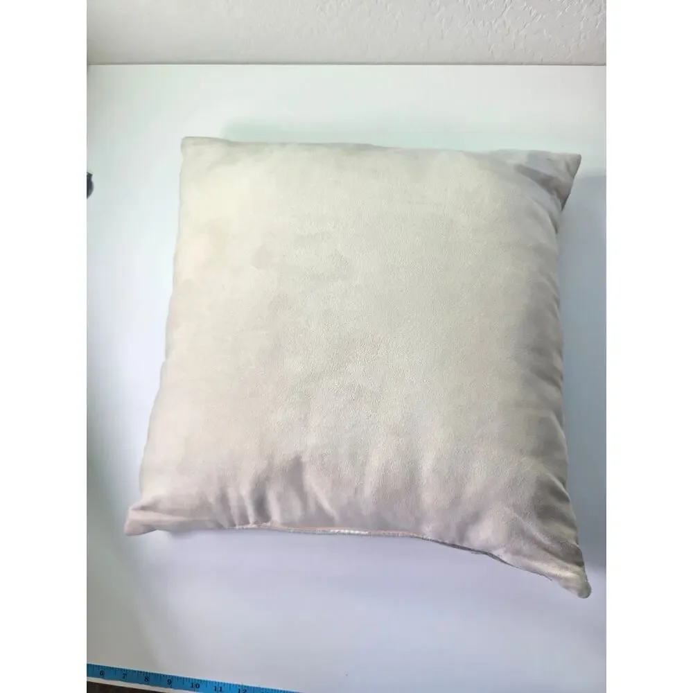 BETTER HOMES Bicycle Beach Water Sand Nautical Tapestry Shabby Pillow Qty 1
